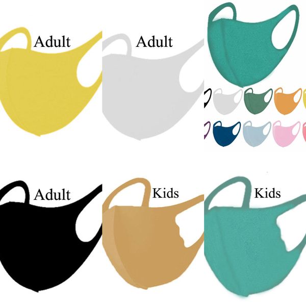 

epvfactorymasks in stock mask fashion kids face ice silk dust proof children facemask black white celebrity sunscr