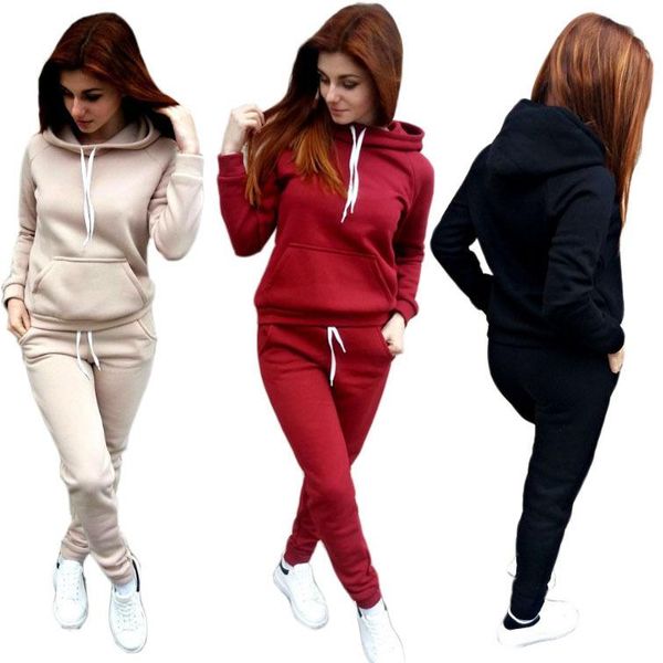 

women's tracksuits cnmyou motion fashion suit autumn and winter clothing, Gray