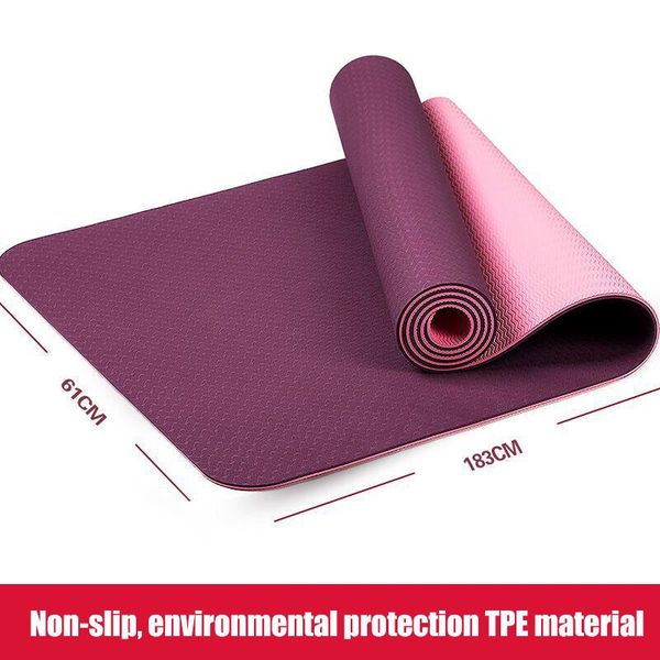 

tpe yoga mats non slip fitness gymnastics mats woman tasteless gym exercise pad fitness gym exercise sport mats for beginners wmtgod xhlove