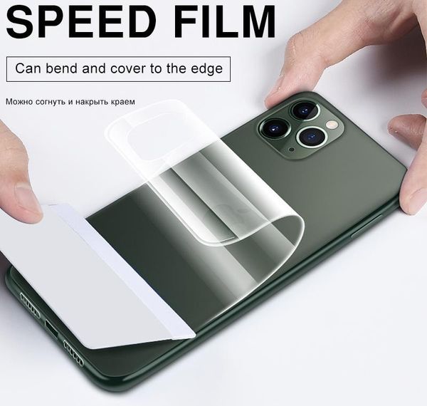 

100d back protective hydrogel film cover for iphone 11 pro 6 6s 8 7 plus xr x xs max full screen protector bbytjm packing2010