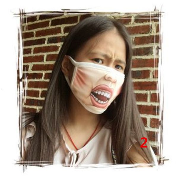 

funny mouth 4 color expression emotiction mouth-muffle winter cotton dust mask anti-dust face masks ouc2105 2 phlln
