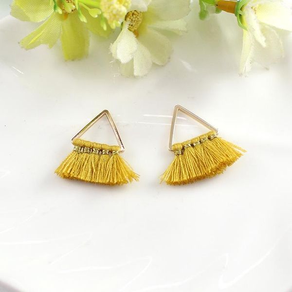 

1pair мини хлопчатобумажная нить кисточка diy обаяние ювелирных изделий декор материал серьги браслет ключевой ремесло подвеска нахождение ш