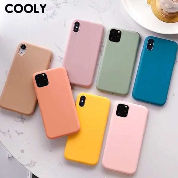 

3cool vip soft silicone cover, vip 11 pro max 6 s 7 8 plus x xs xr caramel matte silicone covercf1