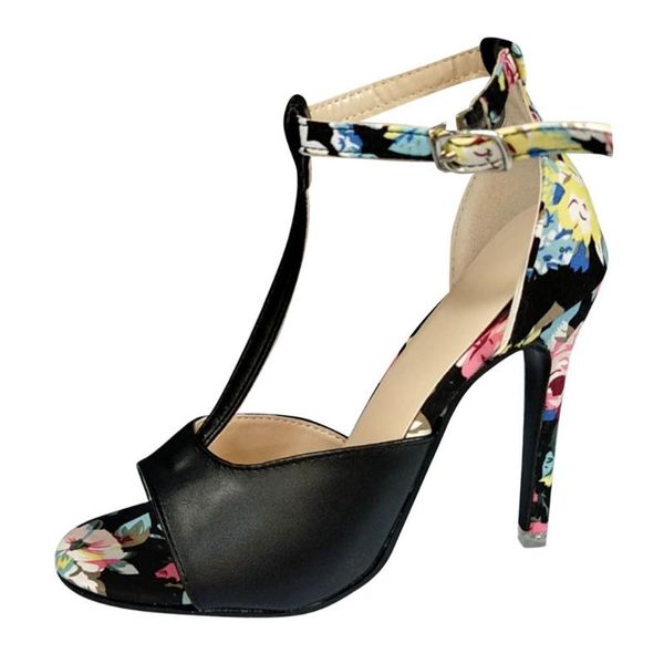 

vogue women sandals nice summer women hollow fish mouth thin high heel ladies shoes fashion slippers black aug5