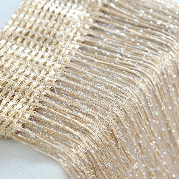 

door curtain room divider crystal tassel fringe beaded window panel decor useful