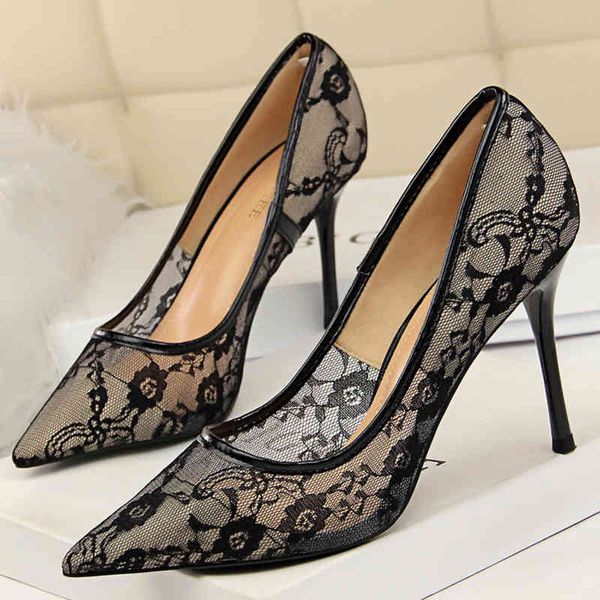 

sapatos dress shoes de salto alto 10cm para mulheres, calÃ§ados femininos renda casamento fetiches tamanho 40, sapatos roxos bordados, verÃ£o,, Black