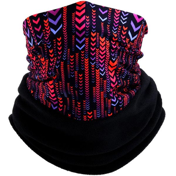 

женщины мужчины print face bandana scarf thermal hee warmer гартеров крышка трубка маска велоспорт пешие прогулки сноуборд бег лыжа спорт зи, Black