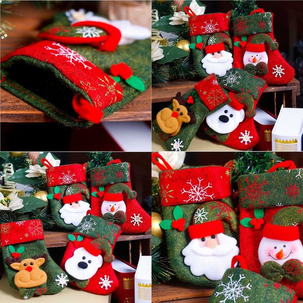 

factory6mb2socks christmas decoration decorated stocking gift bags gi9c#