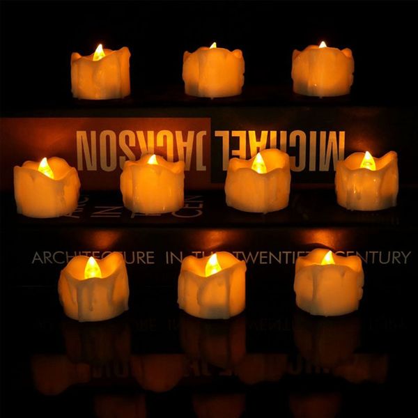 

new design remote control yellow flickering tea romantic flameless led candle light for home festival wedding party