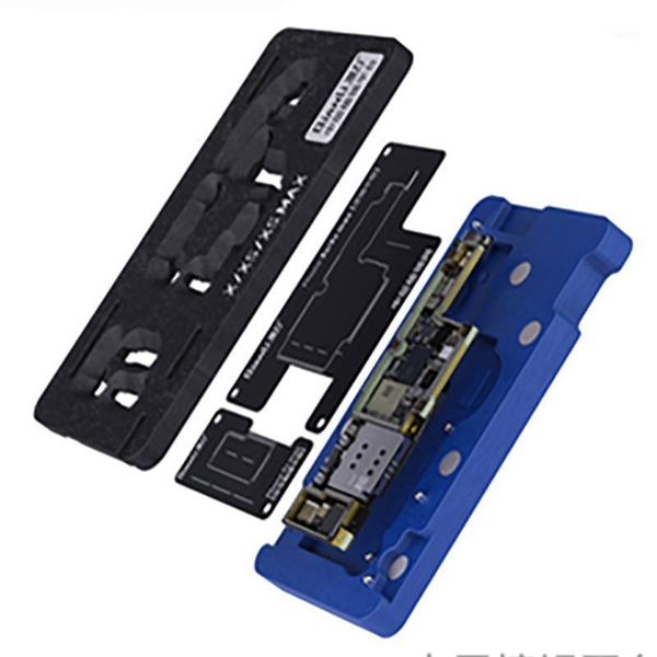 

qianli 3d bga reballing stencil platform for x/xs/max 11 pro max motherboard middle layer planting tin template plate net1