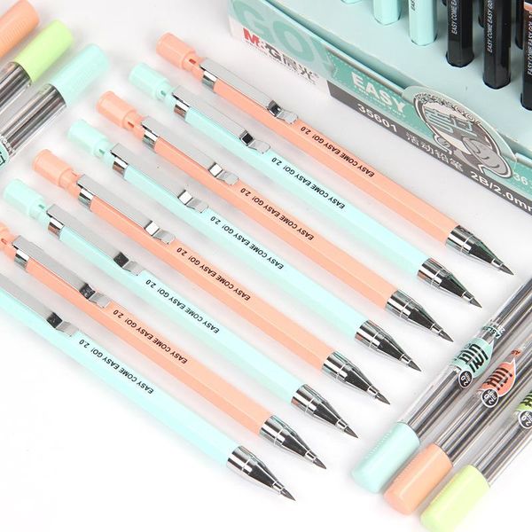

1 pc creative candy color mechanical pencil 2.0mm kawaii pencils for writing kids girls gift school supplies korean stationery