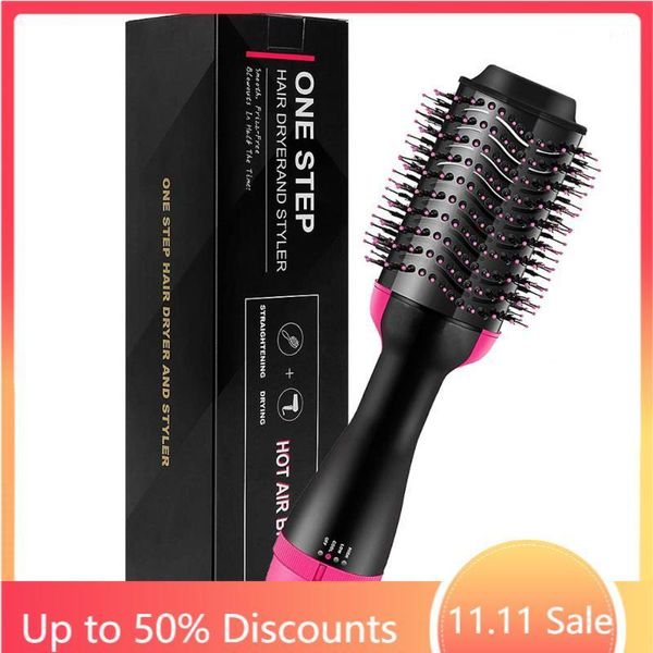 

air brush hair straightener 3 in 1 one step multifunctional air brush hair styling tool straightening curling1