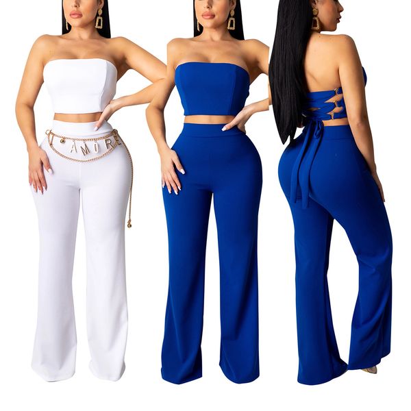 

2 piece pants sets women two piece set and pants clothing matching sets tracksuit outfits f0105 multi-color choices, White