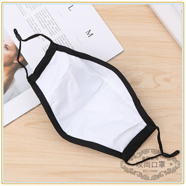 

pm2.5 cloth mask can be inserted filter adjustable piece man women masks pure cotton black breathable c