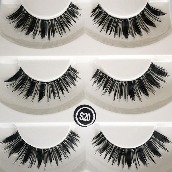 

5pairs natural long eyelashes fiber false eyelashes natural thick long eye lashes wispy makeup beauty extension tools makeup