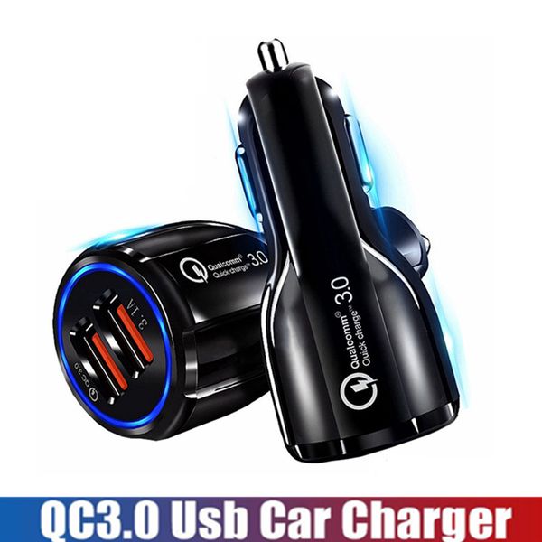 

qc3.0 fast charge 3.1a qualcomm quick charge car charger dual usb fast charging