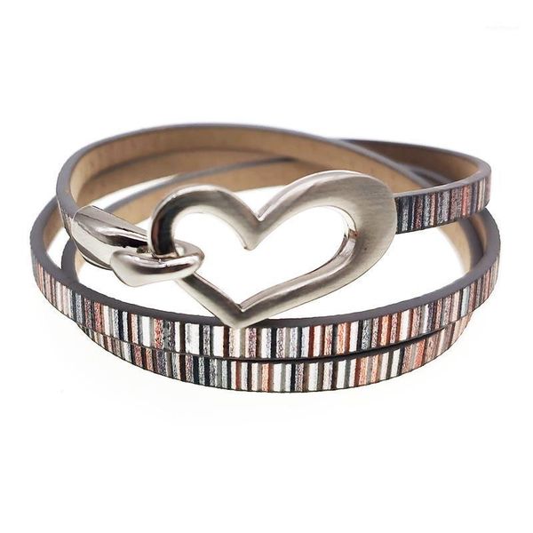 

cuff totabc fashion leather bracelet love simple hook bracelets for women 2021 creative charm female jewelry1, White