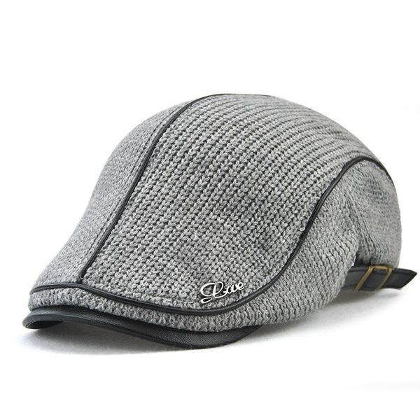 

jamont 2019 высокое качество бренд трикотажный берет casquette homme кожаная крышка для мужчин бона hombre visor hat planas snapback hat h s, Black;white