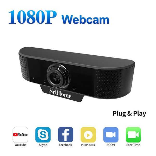 

sricam mini pc usb webcam hd 1080p ip camera with microphone plug and play for live broadcast video call remote teaching meeting