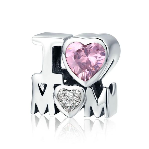 

buy 3 save 8% bisaer 925 sterling silver mother mom dad sister heart bead fit charms silver bracelet family beads jewelry making bbyzln