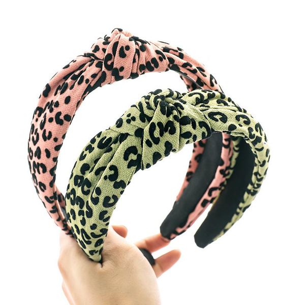 

hair accessories leopard knot hairband headband for women girls