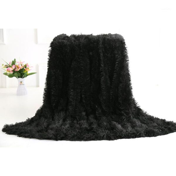 

blankets super soft fuzzy fur faux elegant cozy with fluffy throw blanket bed sofa bedspread long shaggy warm bedding sheet large1
