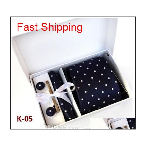 

mens wide formal ties formal necktie sets cufflink hanky clips custom check gravata colar pasta ties for business qylkws bde_home, Black;blue