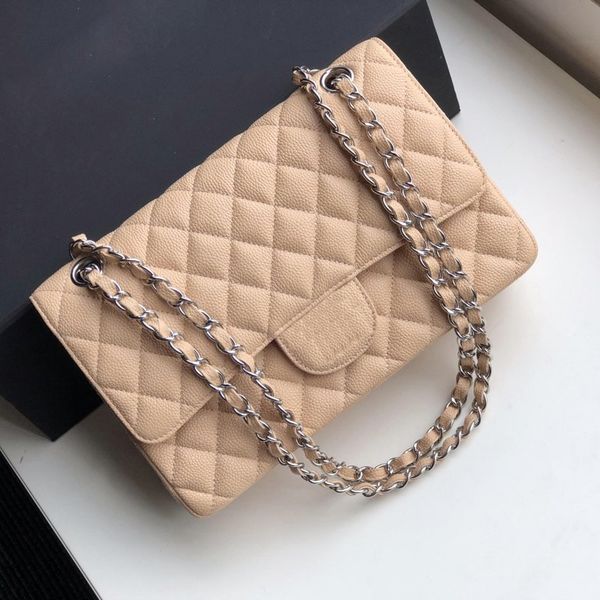 

womens handbags purses cha lambskin classic quilted double flap chain bag shoulder bags bolsos graceful crossbody purse 7a high end quality