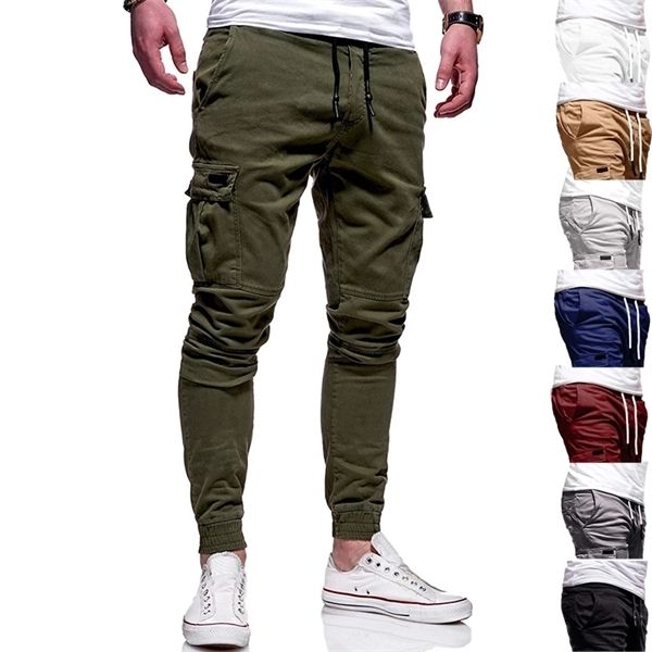 

men's new fashion jogging fitness sports pants trousers c1118, Gray