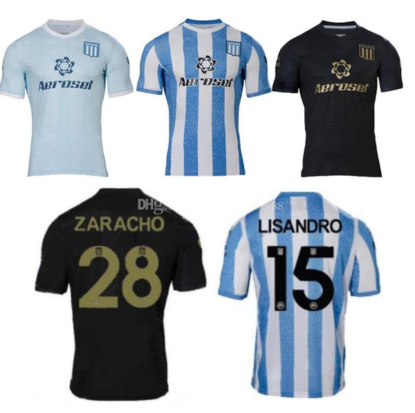 

2020 2021 racing club soccer jersey 20 21 racing de avellaneda lisandro home away third bou centuriÃ³n r.centurion churry football shirts kit, Black;yellow