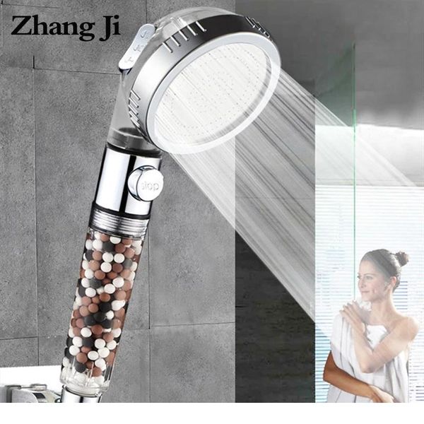 

чжанцжи ванная комната 3-функция spa душевая головка с включением / выключением кнопка высокого давления анион фильтра ванна головка вода sa