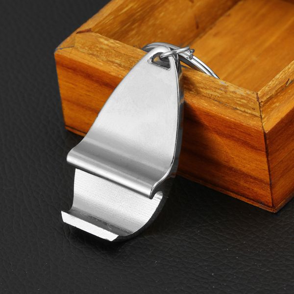 

alloy creative gift bottle key ring keychain metal beer bar opener kka7541, Silver
