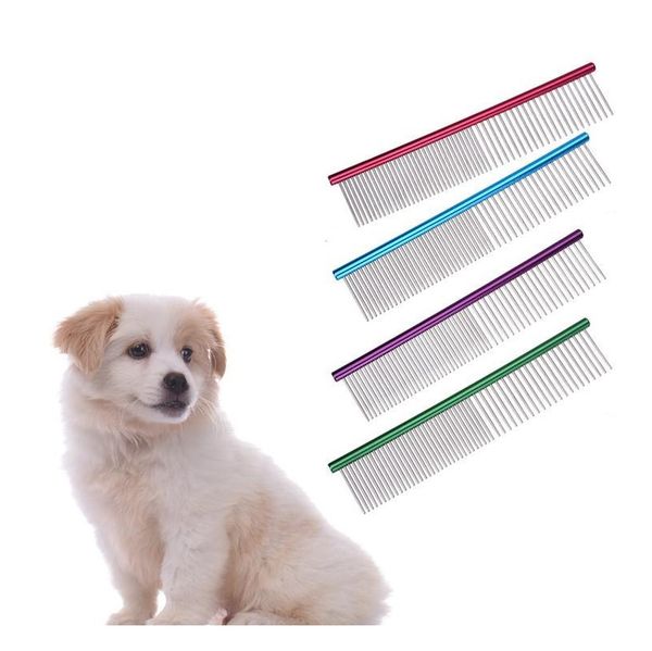 

pet dog puppy cat anti - static combs brushes row pet kitten long-haired dog comb brush groomin jllswy warmslove