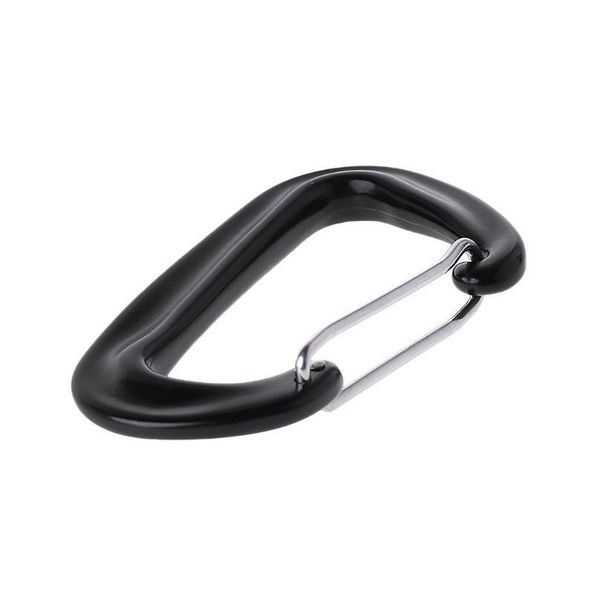 

aviation aluminum d shape carabiner 12kn hammock safety clasp climbing buckle aviation jlldzk