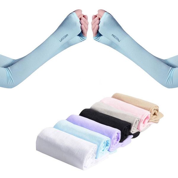 

1pair arm sleeve sport running cycling golf fishing cycling arm warmers protectors for sun uv protection warmer sleeves, Black;gray