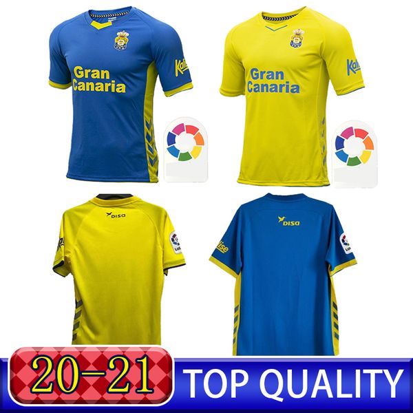 

2020 ud las palmas fans version home away soccer jerseys 20 21 álvaro valles cardona camisetas de fútbol las palmas third football shirt, Black;yellow