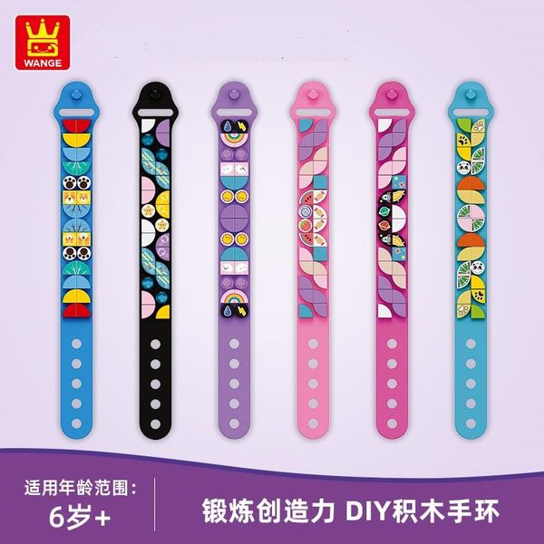 

cute cartoon bracelet small particle building diy animal ocean weather candy universe animal children puzzle gift