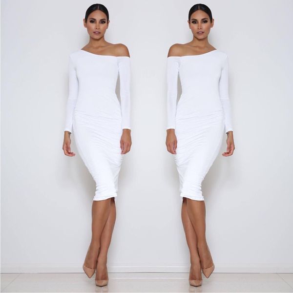 

womens fashion dressshoulder long sleeve pleated dress o13l, Black;gray