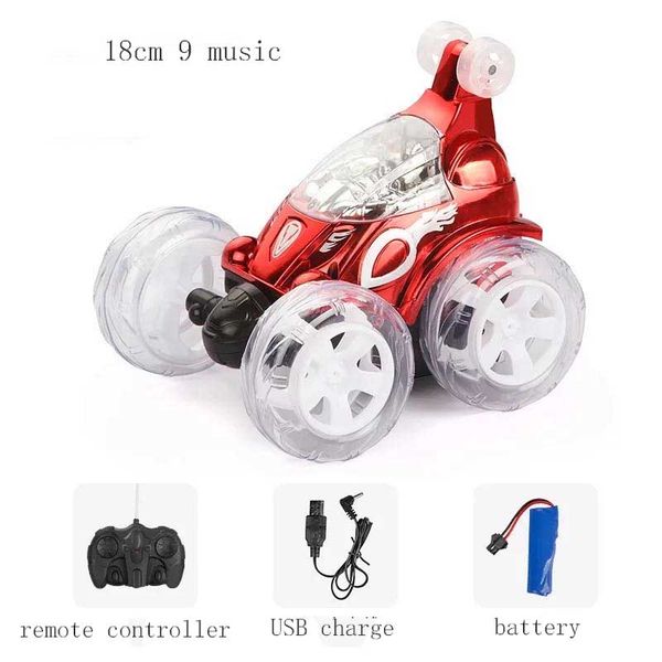 

children's remote control stunt car dump truck toy larges charging stunt light music remote control car