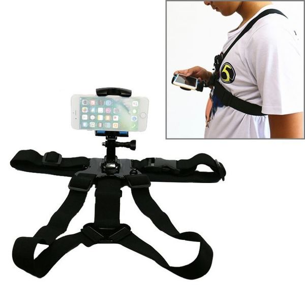 

factory wholesale chest fixed strap holder for 4-6.5 inch mobile phone