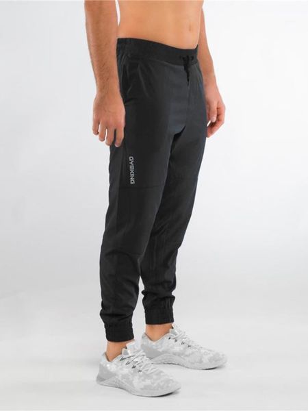 

2020 men new sweatpants wind pants casual jogger sportswear men workout trousers hight elasticity track pants1, Black