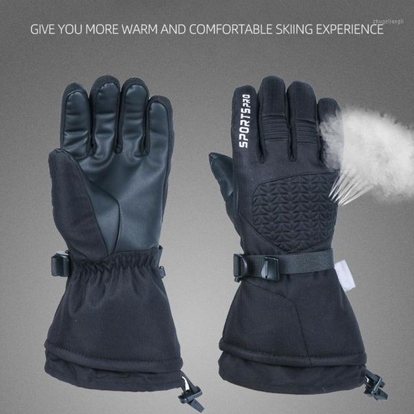 

winter thick warm waterproof windproof touch screen ski gloves cycling mittens1