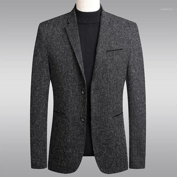 

men's suits & blazers winter men suit jacket business casual blazer coat dress costume homme solid slim fit, White;black