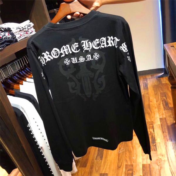 

футболка croxinchang высокий engle european classic string sower crest horseshoe свитер для мужчин и женщин, Black