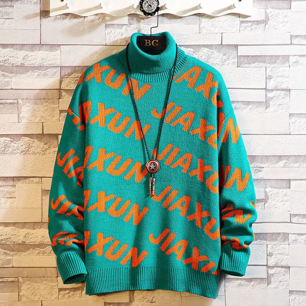 

2021 new men's blouses spring autumn clothes black print pull oversize high-style korean pullovers pattern naat, White;black