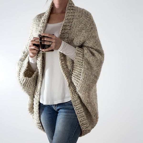 

women's knits & tees 2021 sleeveless sweater shawl cardigan european and american loose large cross-border -selling size women, White