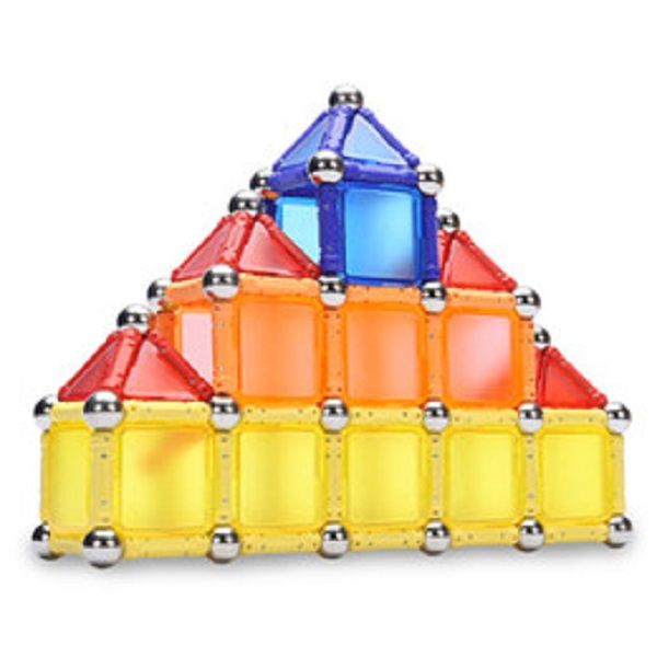 

factory supply magnetic building block set magnetic tiles educational toy for kid colorful magnetic stick block