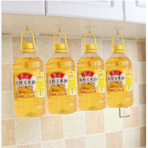 

transparent wall hooks waterproof oilproof self adhesive hooks reusable seamless hanging hook for kitchen bathroom office