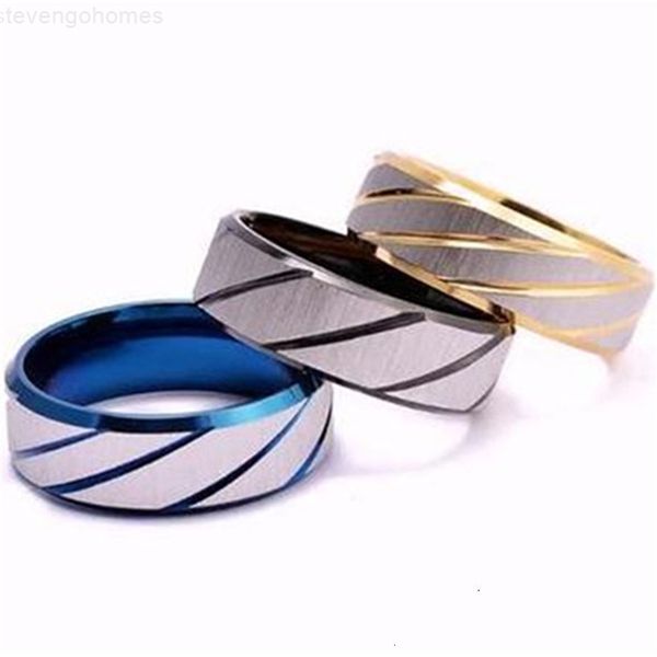 

men's 316l stainless superman finger rings blue titanium steel blueornaments jr, Silver