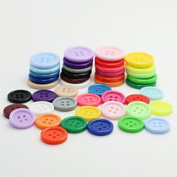 

1 packet 12.5mm dia resin sewing buttons scrapbooking 4 holes round colorful diy findings (approx 100 pcs bbymlo, Blike;white